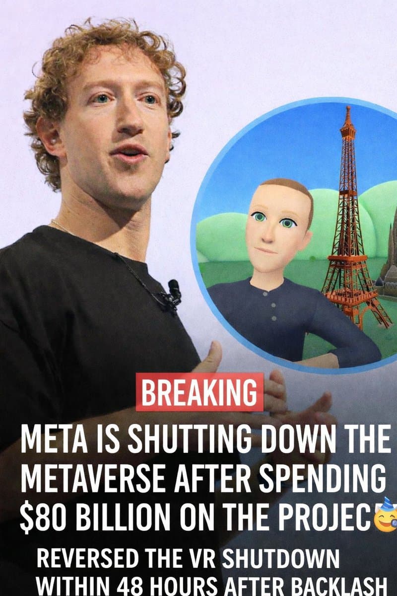 Meta cierra el Metaverso tras quemar $80.000 millones: qué dicen los mercados de predicción sobre el mayor fracaso tech de la historia