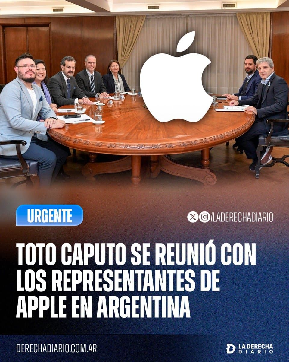 Caputo Meets Apple After Argentina Tax Cuts Send Official iPhone Sales Soaring