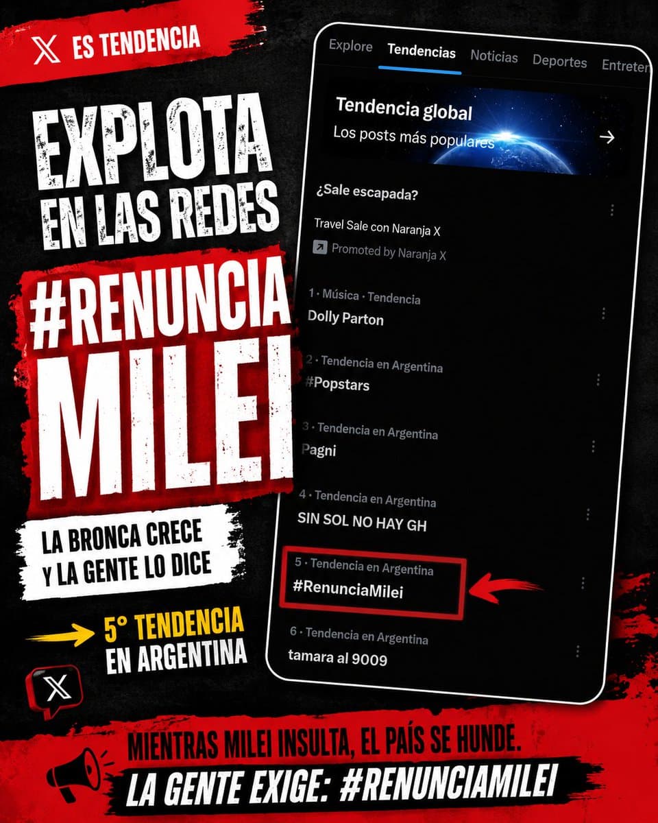 RenunciaMilei tendencia en Argentina: que dicen los mercados de prediccion sobre la crisis politica de agosto 2026