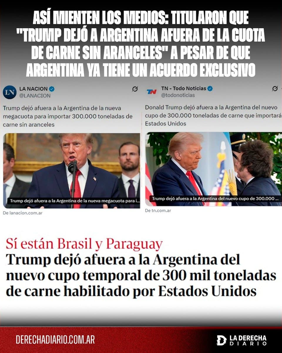 Trump's Tariff-Free Beef Quota: Argentina Left Out of the 300,000-Tonne Window While Brazil Takes the Prize